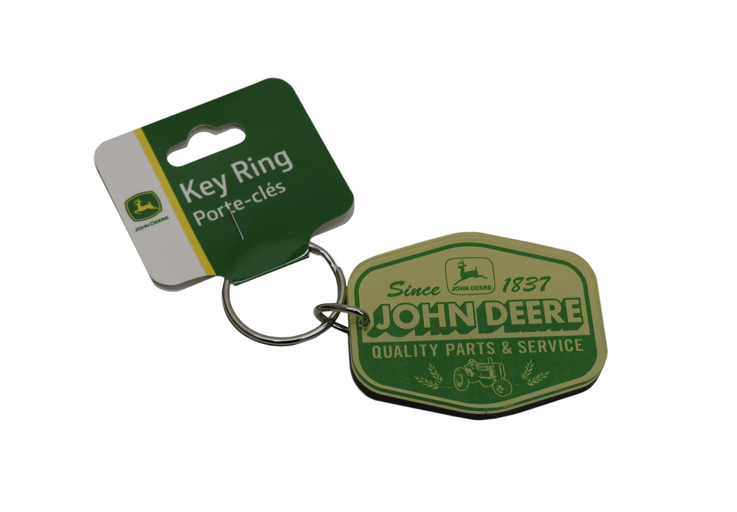 John Deere Retro Badge Premium Key Ring - LP87271