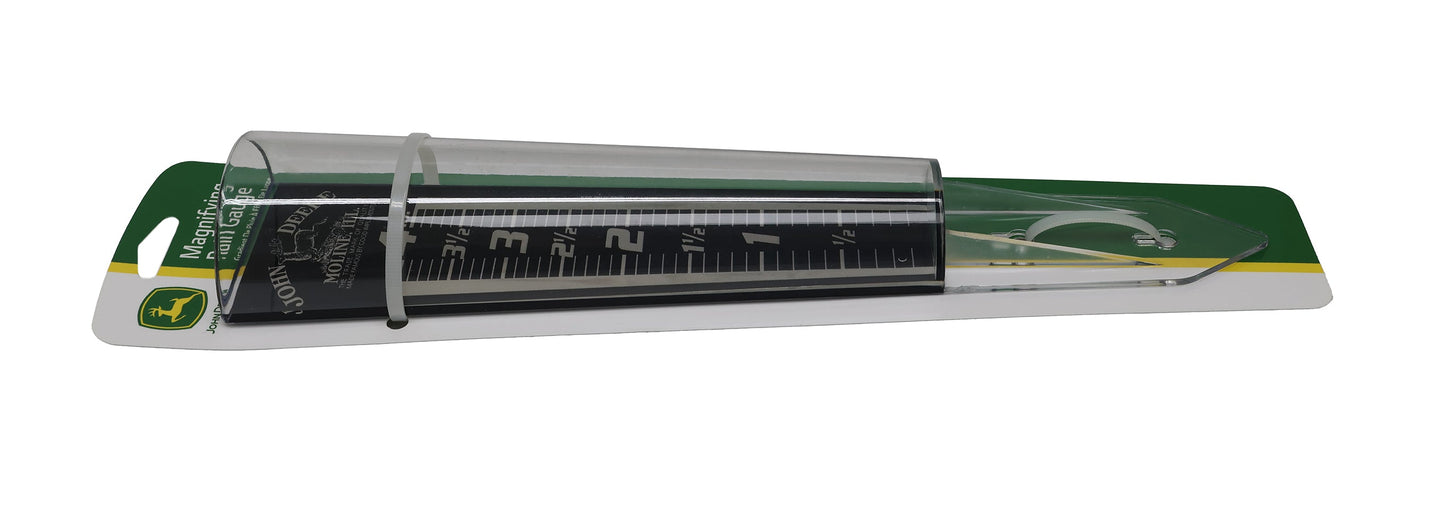 John Deere Moline Buck Magnifying Rain Gauge - LP87277