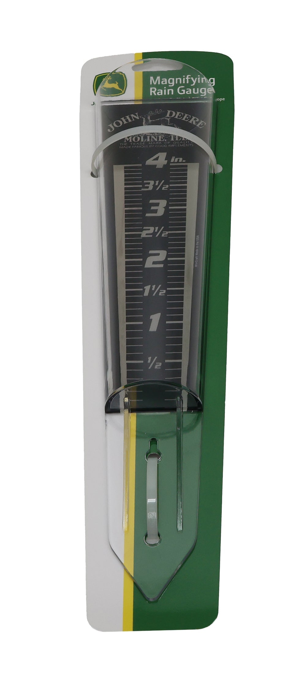 John Deere Moline Buck Magnifying Rain Gauge - LP87277