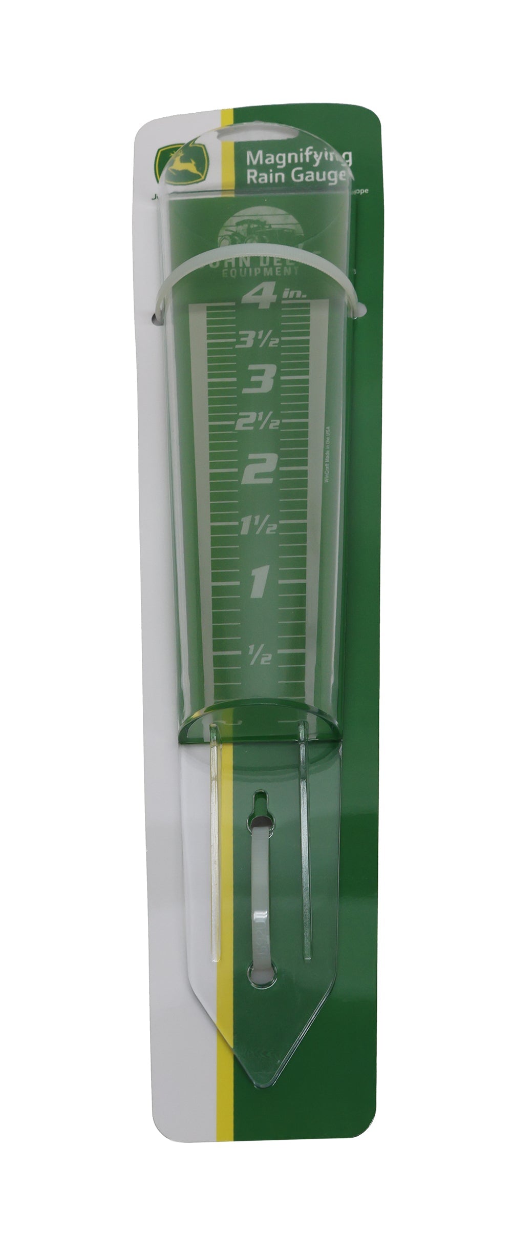 John Deere Equipment Badge Magnifying Rain Gauge - LP87285