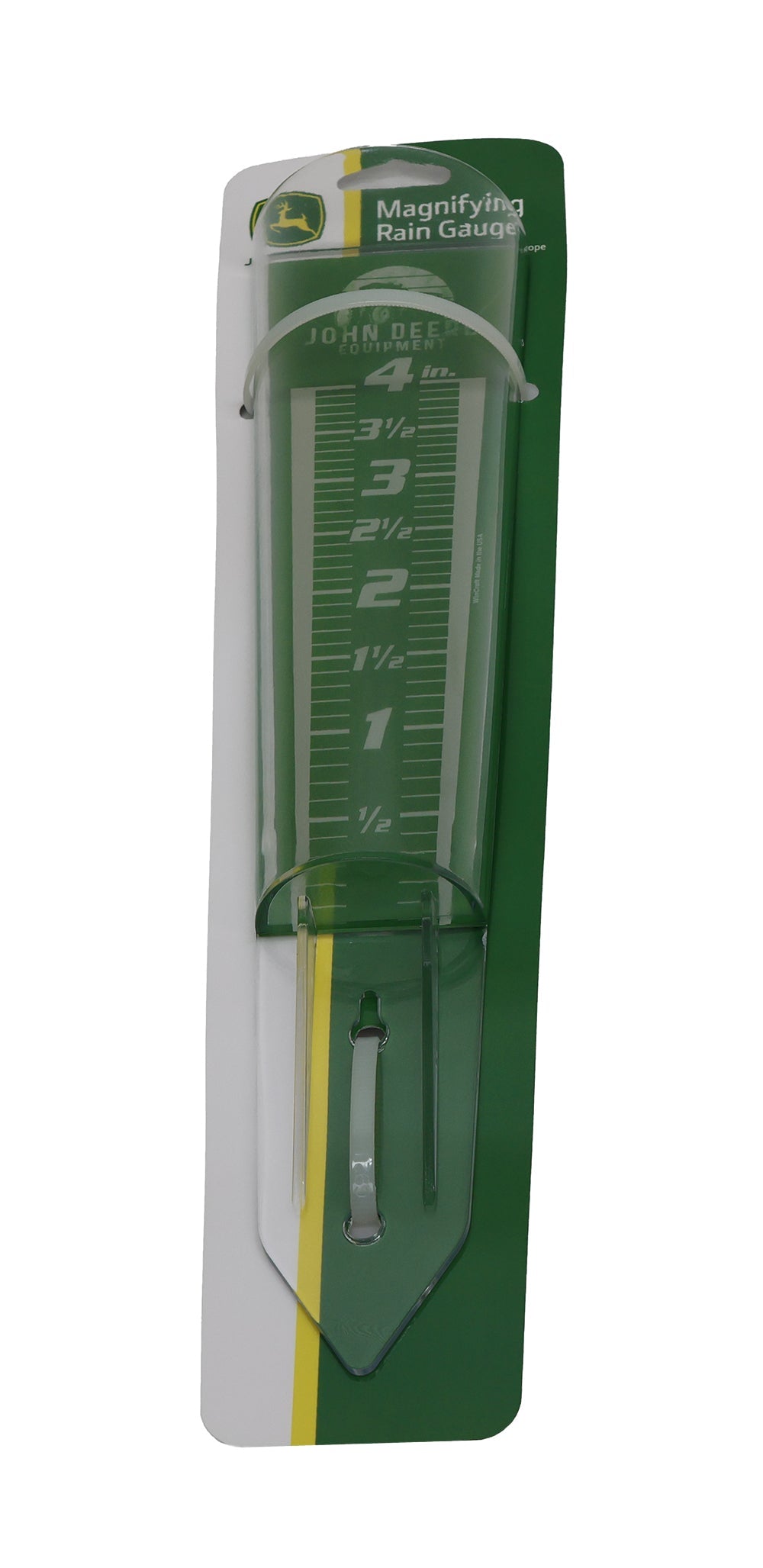 John Deere Equipment Badge Magnifying Rain Gauge - LP87285