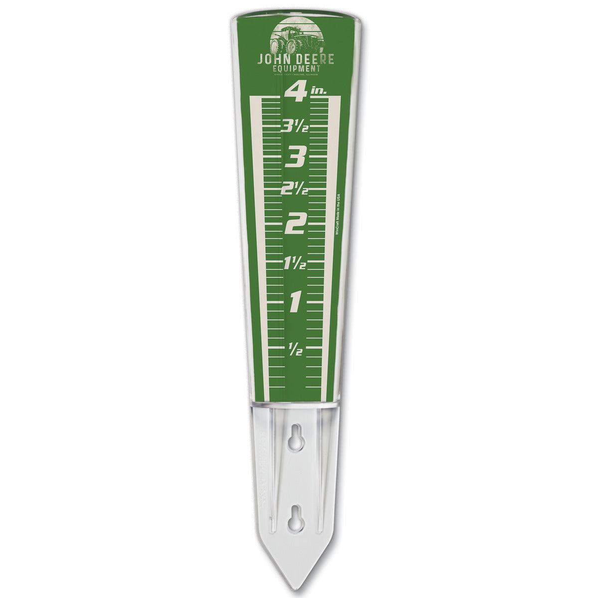 John Deere Equipment Badge Magnifying Rain Gauge - LP87285