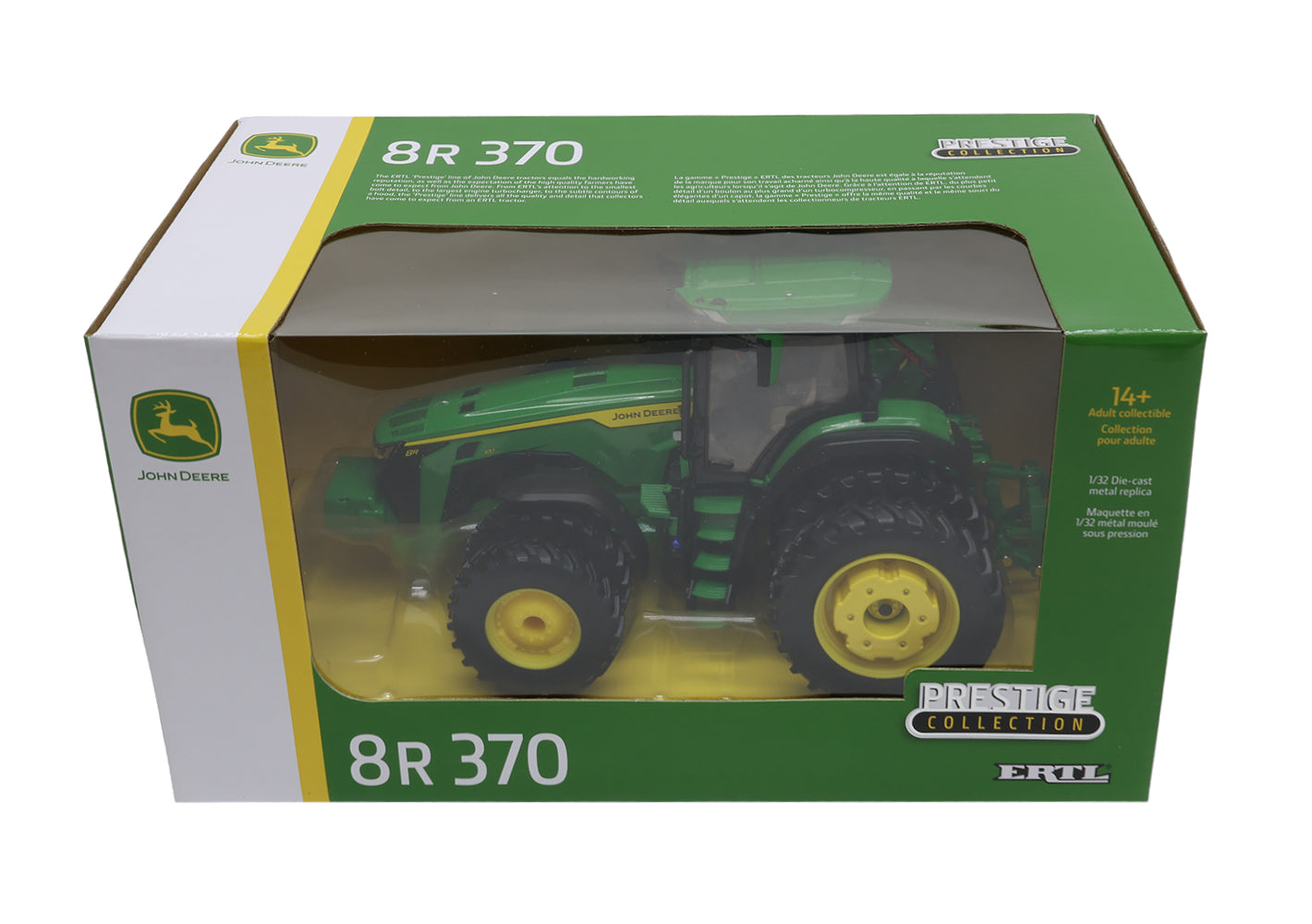 1/32 John Deere 8R 370 Prestige Collection Tractor Toy - LP87325