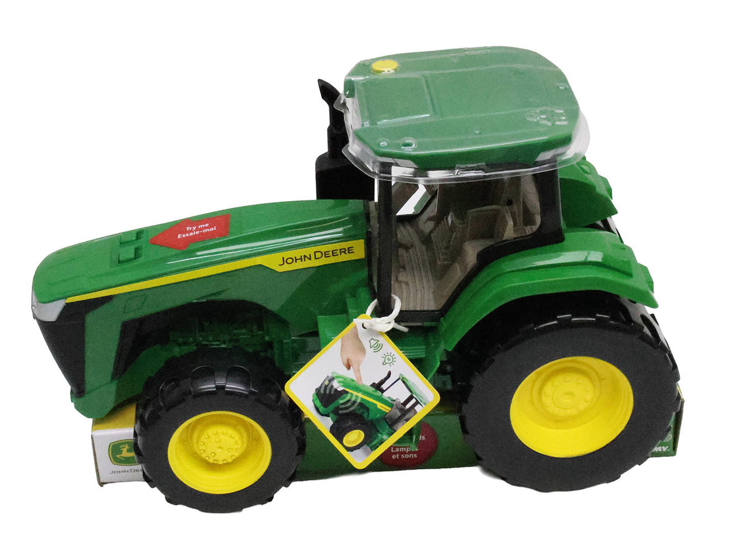 John Deere 12" Tractor with Lights and Sounds Toy - LP87333