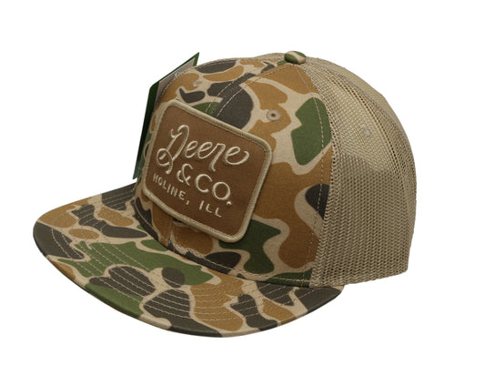 John Deere Men's Camo Deere Script Patch Hat/Cap - LP87490