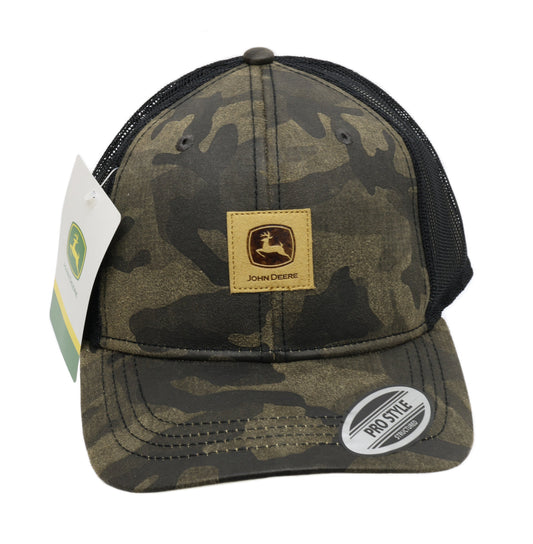 John Deere Men's Camo/Black Mesh Hat/Cap - LP87812