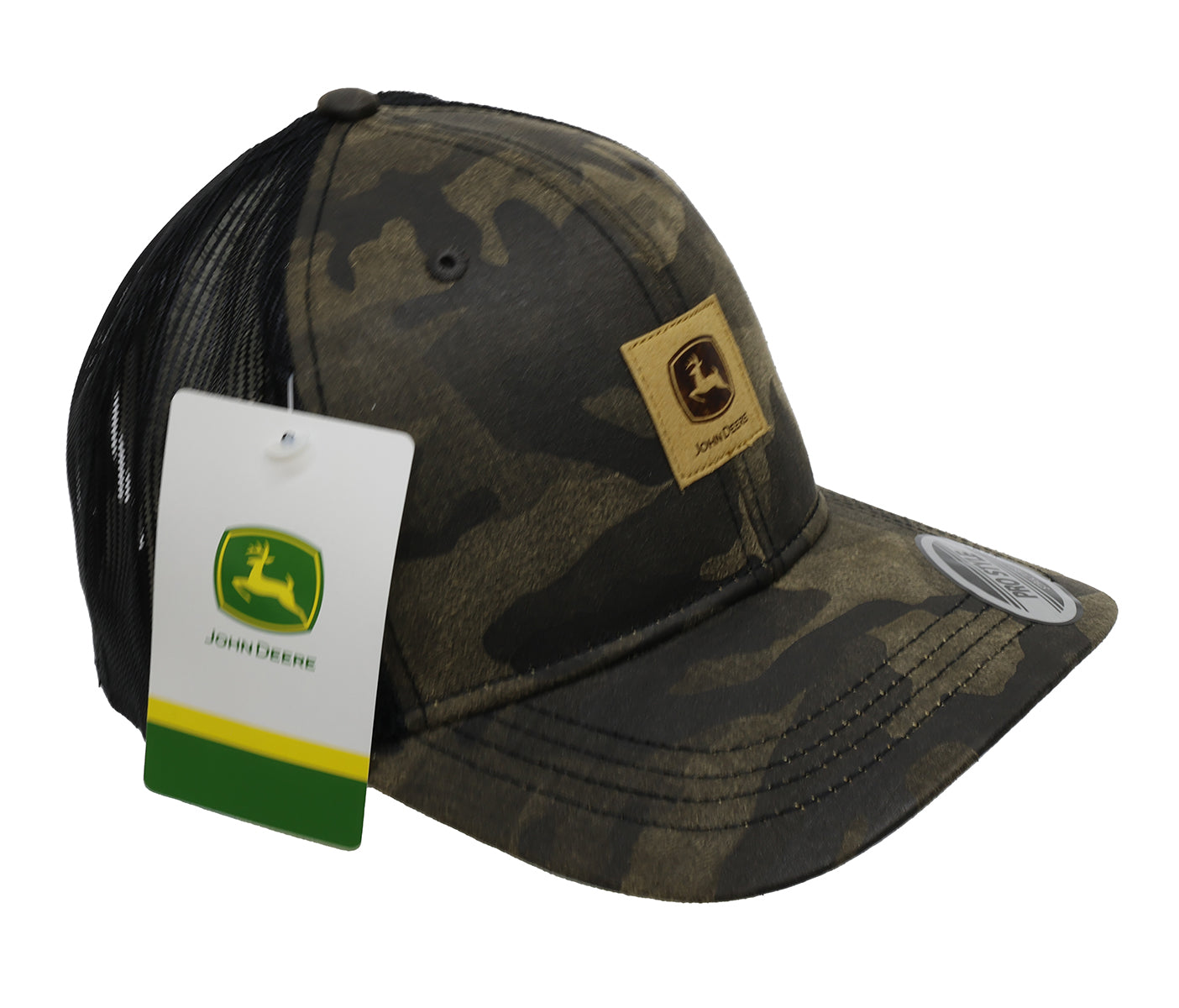 John Deere Men's Camo/Black Mesh Hat/Cap - LP87812