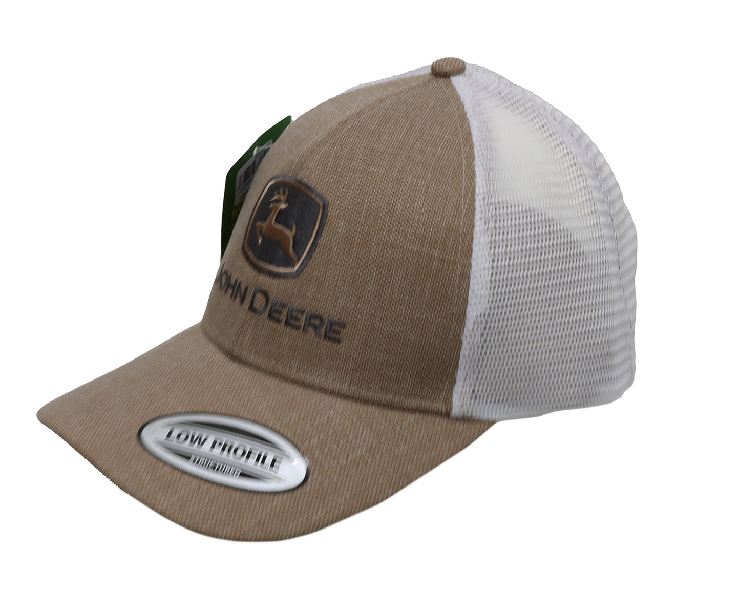 John Deere Men's Khaki/White Mesh Hat/Cap - LP87813