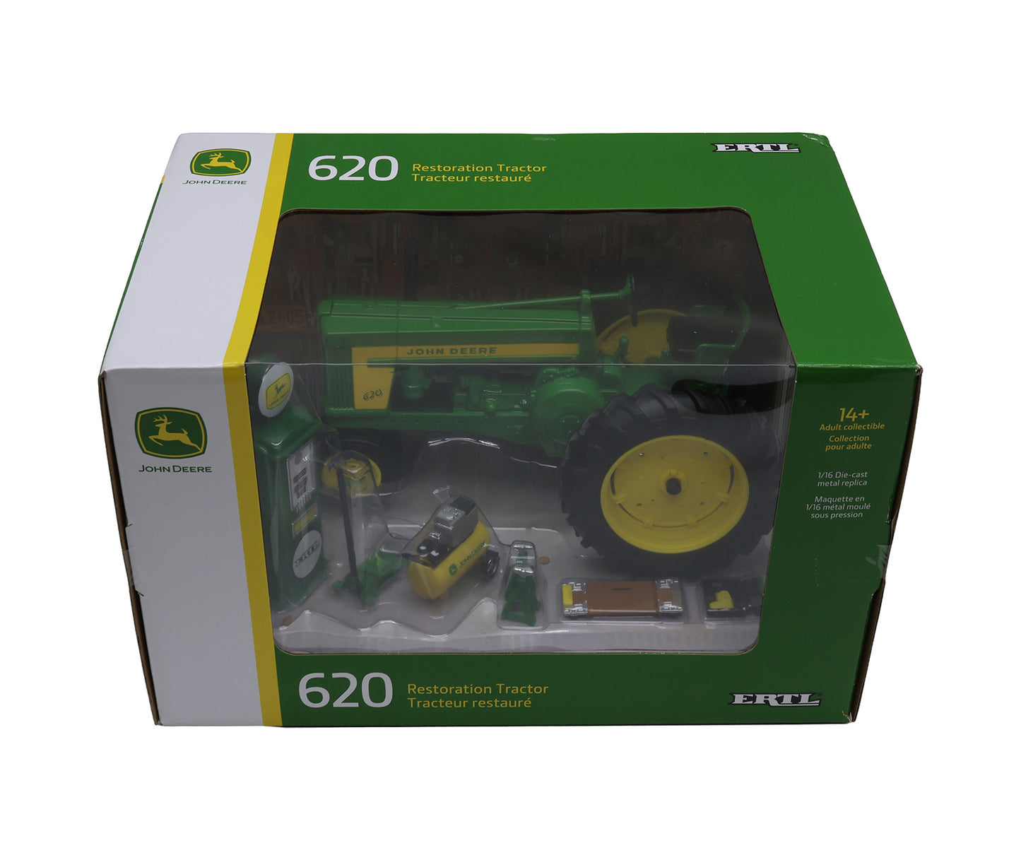 1/16 John Deere 620 Restoration Tractor Set Toy - LP88072