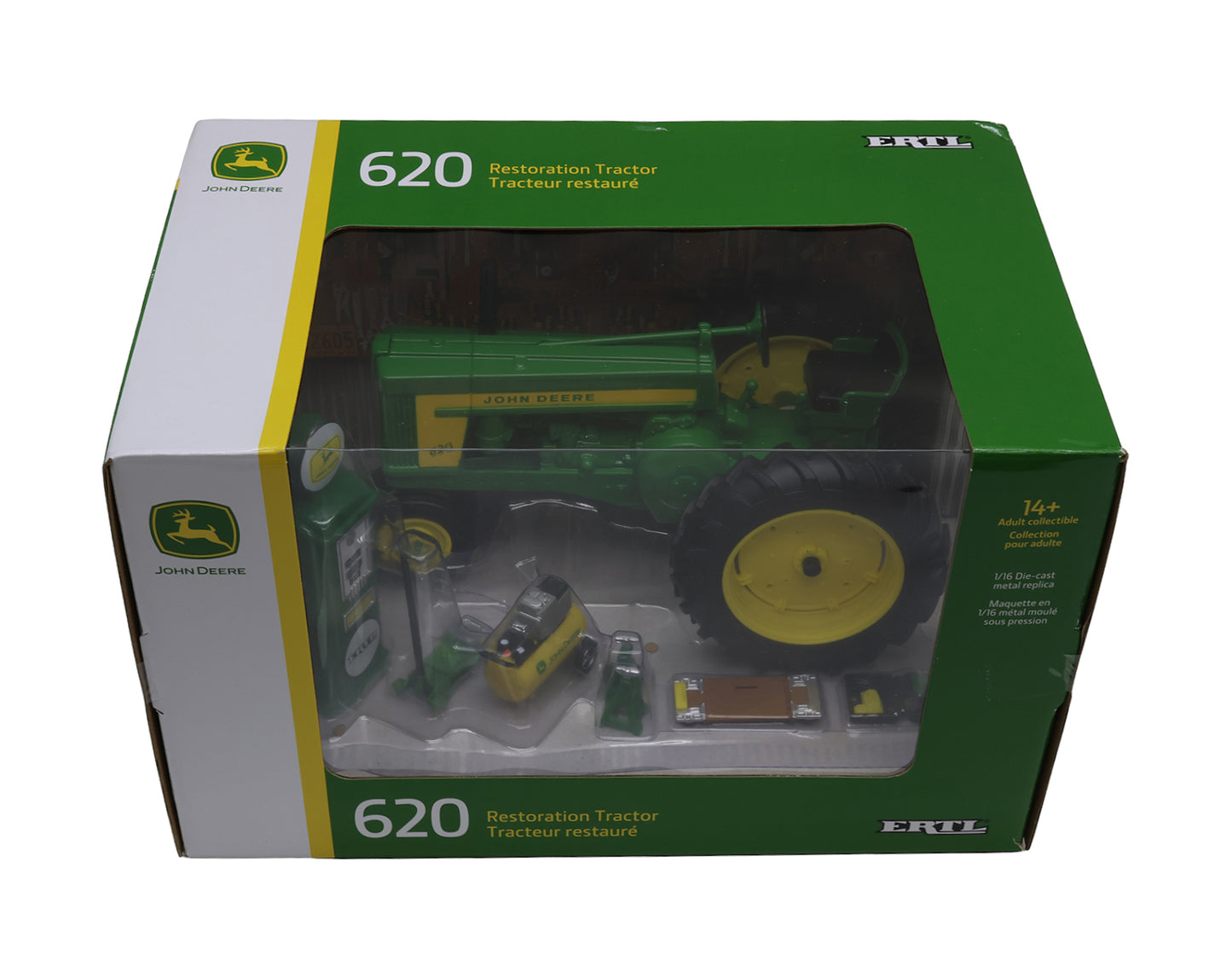 1/16 John Deere 620 Restoration Tractor Set Toy - LP88072
