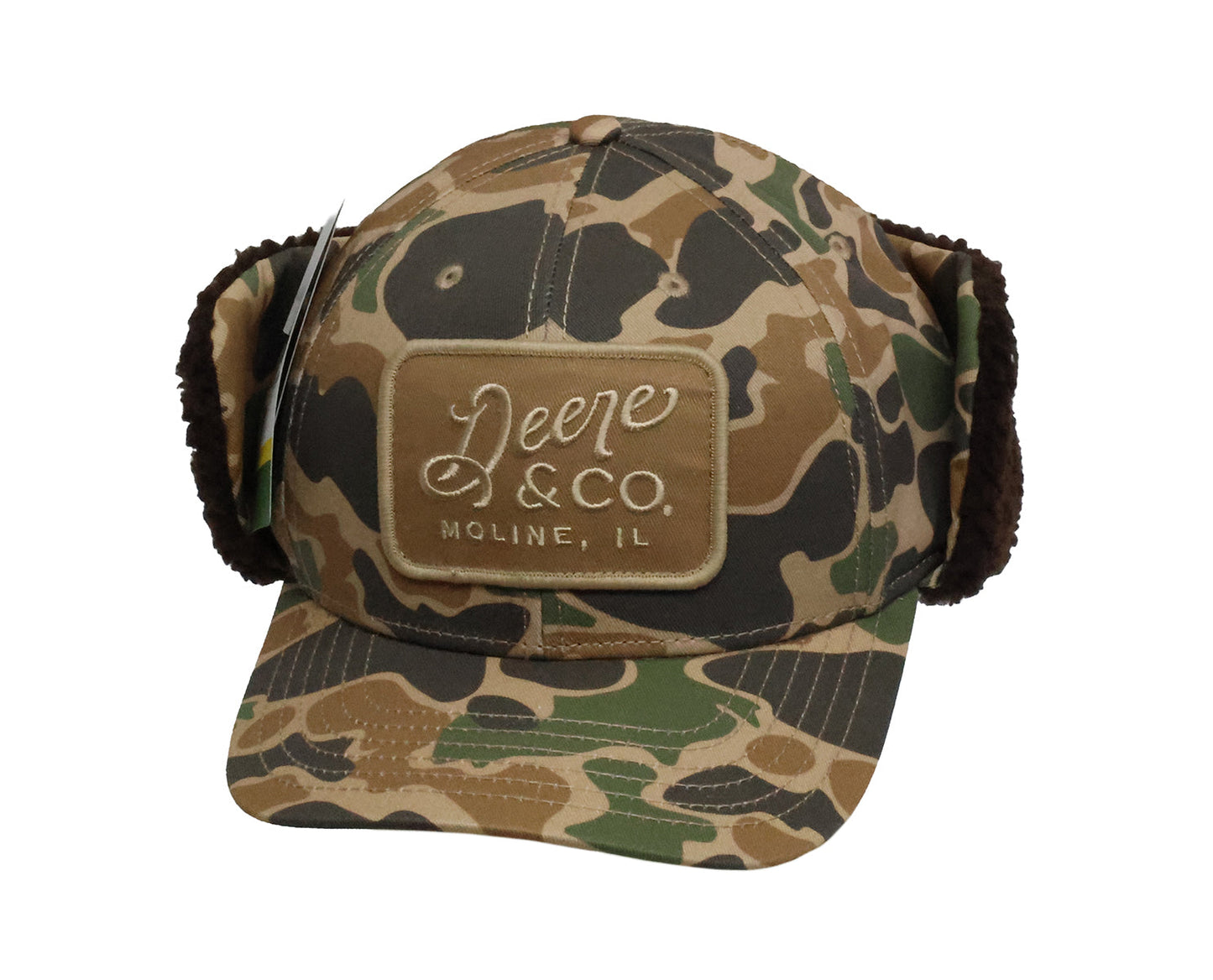 John Deere CA Sherpa Lined Trapper Cap/Hat with Patch - LP88249