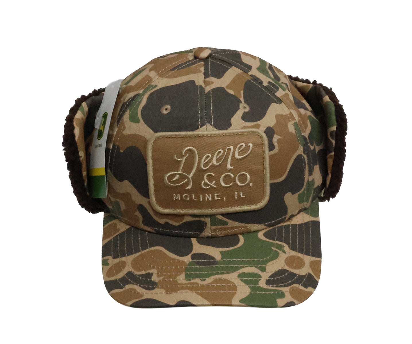 John Deere CA Sherpa Lined Trapper Cap/Hat with Patch - LP88249