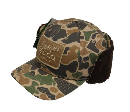 John Deere CA Sherpa Lined Trapper Cap/Hat with Patch - LP88249