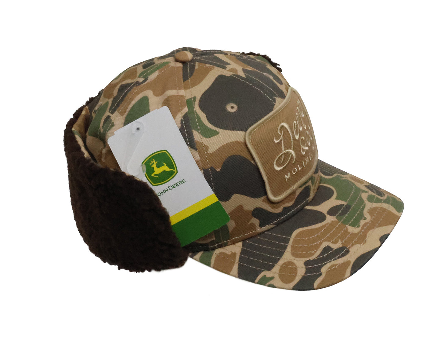 John Deere CA Sherpa Lined Trapper Cap/Hat with Patch - LP88249