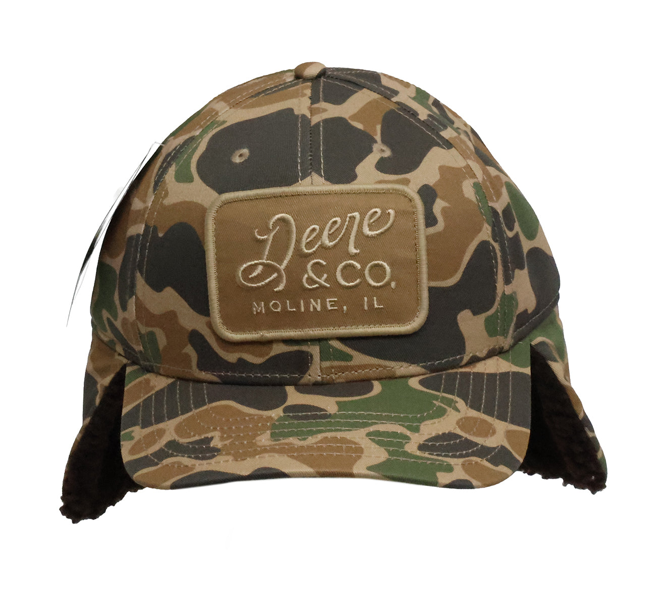 John Deere CA Sherpa Lined Trapper Cap/Hat with Patch - LP88249