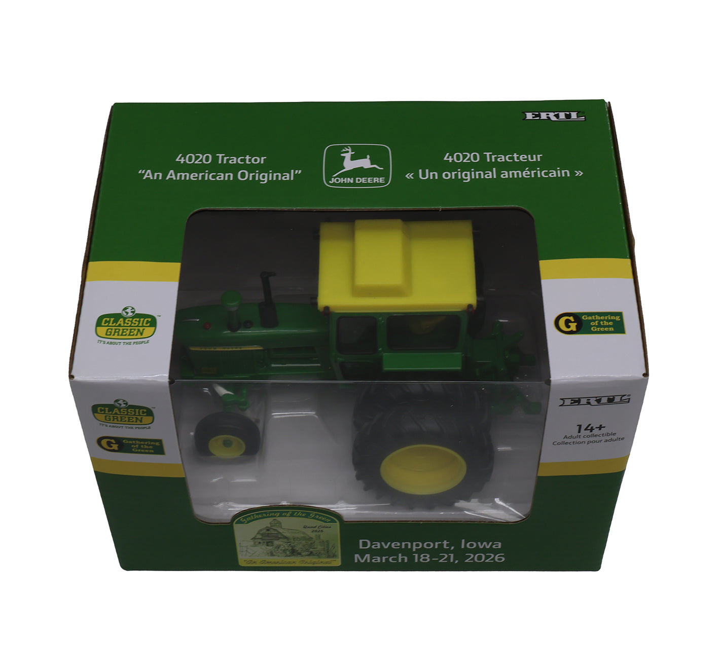 1/32 John Deere 4020 Tractor "An American Original" Toy - LP88587