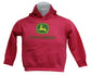 John Deere (SIZE 2T) Toddler Hot Pink Trademark Hoodie - LP88670