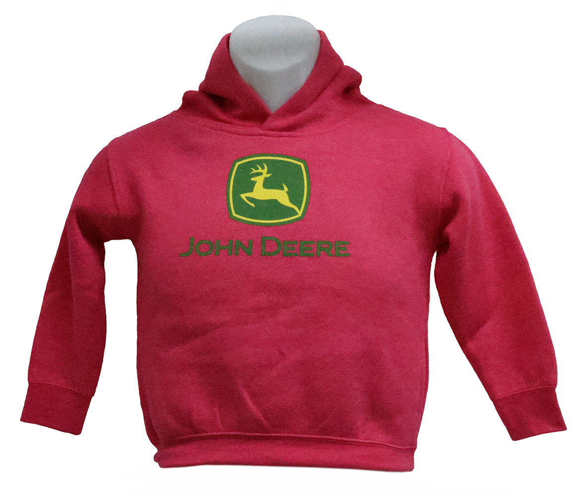 John Deere (SIZE 4T) Toddler Hot Pink Trademark Hoodie - LP88669