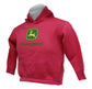 John Deere (SIZE 2T) Toddler Hot Pink Trademark Hoodie - LP88670