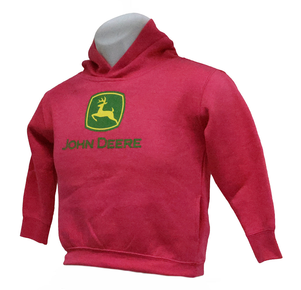 John Deere (SIZE 5/6T) Toddler Hot Pink Trademark Hoodie - LP88671