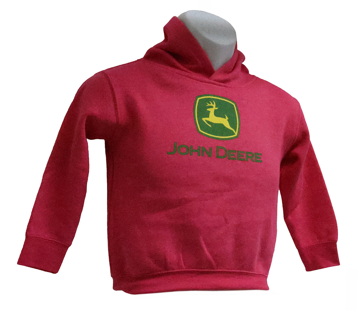 John Deere (SIZE 4T) Toddler Hot Pink Trademark Hoodie - LP88669