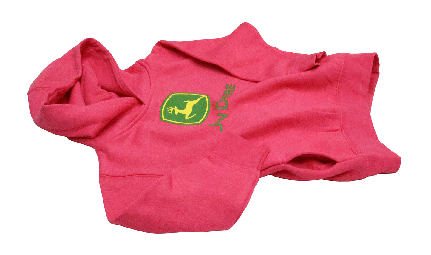 John Deere (SIZE 4T) Toddler Hot Pink Trademark Hoodie - LP88669