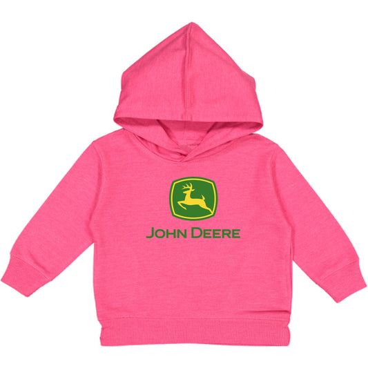 John Deere (SIZE 2T) Toddler Hot Pink Trademark Hoodie - LP88670