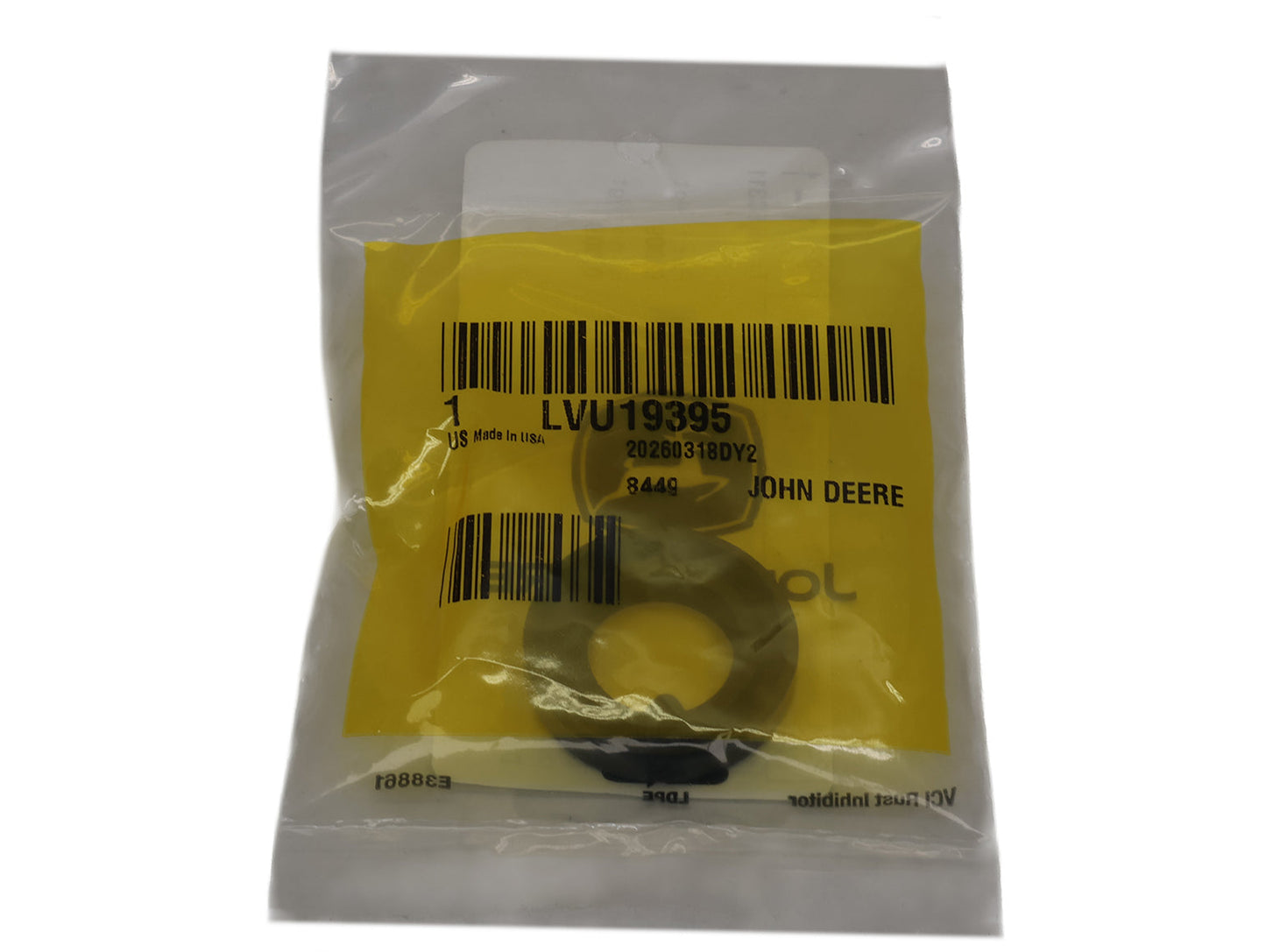 John Deere Original Equipment Internal Oil Lip Seal - LVU19395