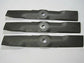 John Deere Original Equipment 3 Mower Blades #M115495(3)