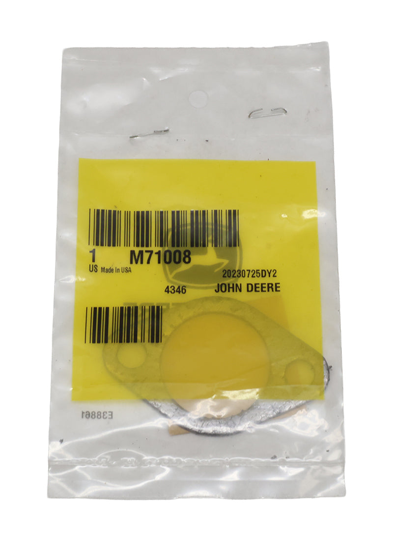 John Deere Original Equipment Exhaust Gasket - M71008