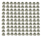 SMA Products Wizz Nut 3/8" Zinc Pack of 100 - 120-8416, image 6