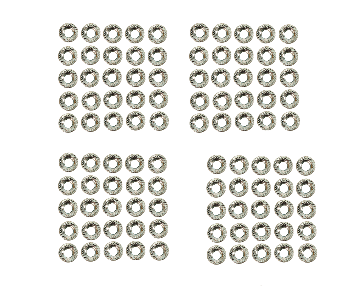 SMA Products Wizz Nut 3/8" Zinc Pack of 100 - 120-8416