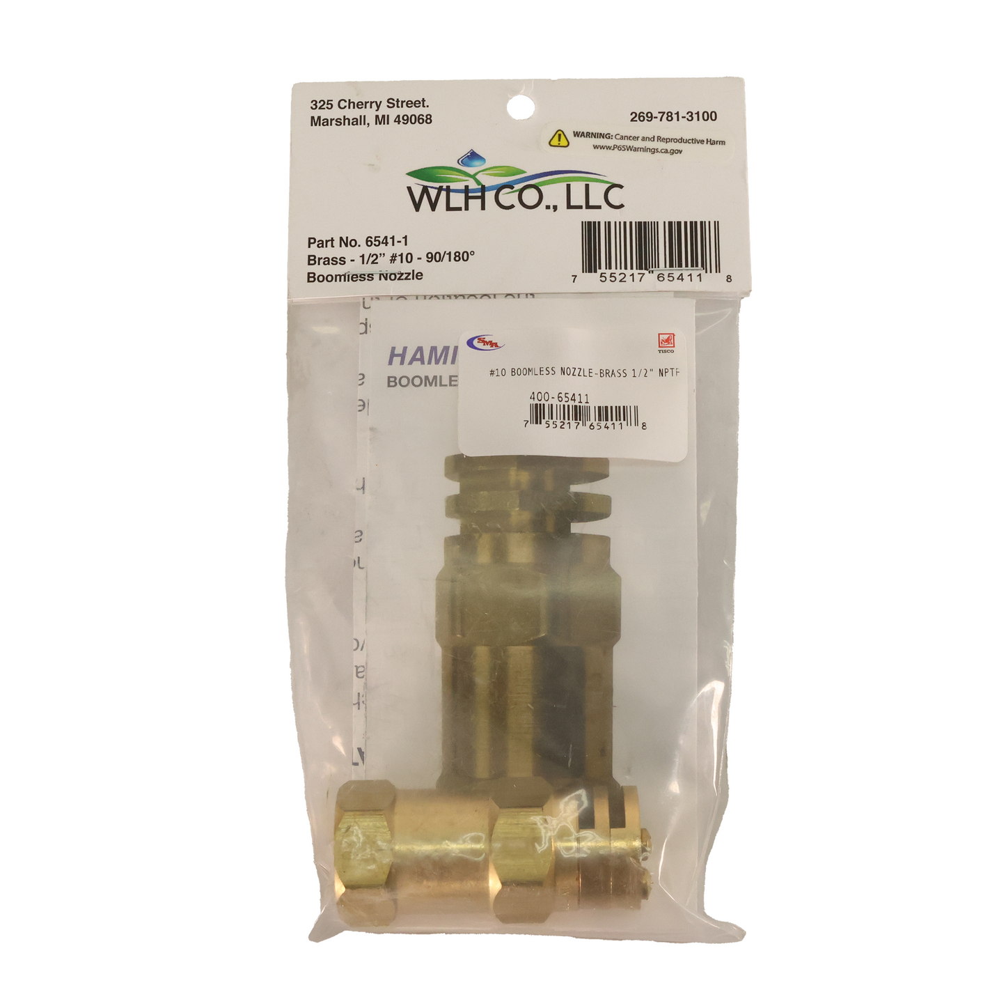 SMA Products #10 Boomless Nozzle-Bras 1/2" NPTF - 400-65411, image 5