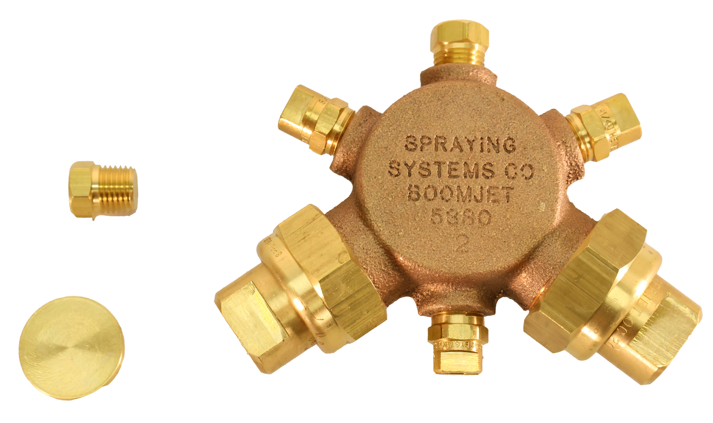 SMA Products Boomjet Brass Boomless Nozzle Cluster With OC-20 Nozzles - 878-5880342TOC20