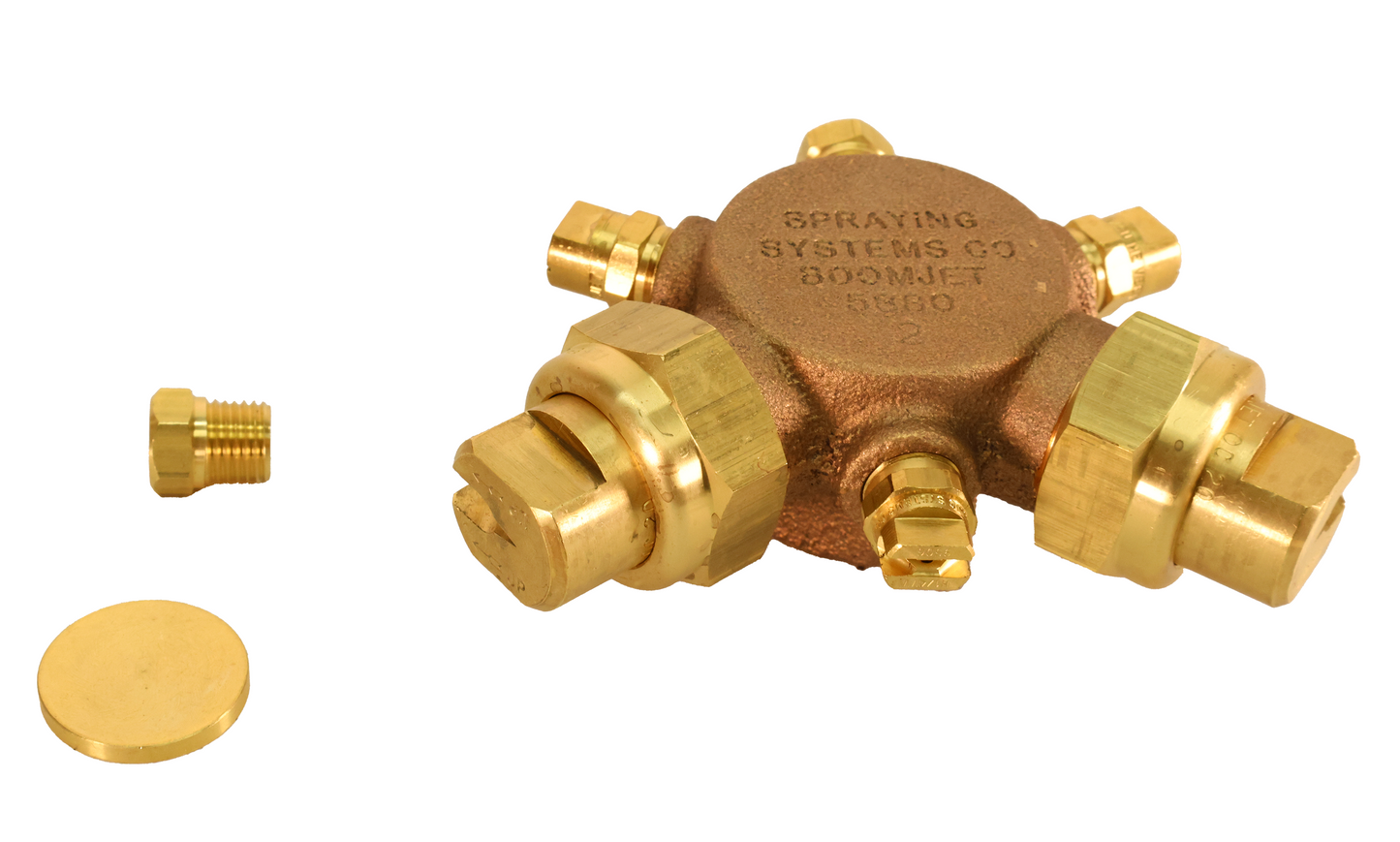 SMA Products Boomjet Brass Boomless Nozzle Cluster With OC-20 Nozzles - 878-5880342TOC20