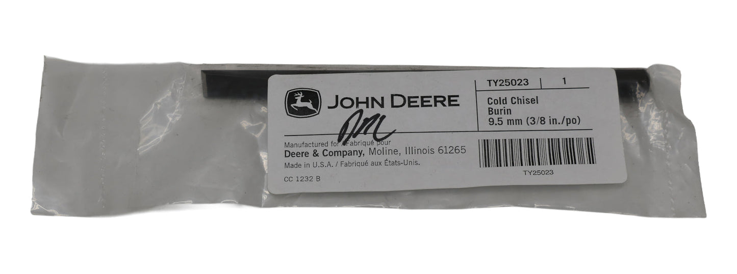 John Deere Original Equipment 3/8” Edge Chisel - TY25023
