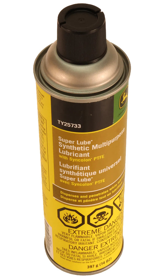 John Deere Original Equipment Super Lube™ Multi-Purpose Synthetic Lubricant with Syncolon™ PTFE, 397 gram (14 Oz) - TY25733