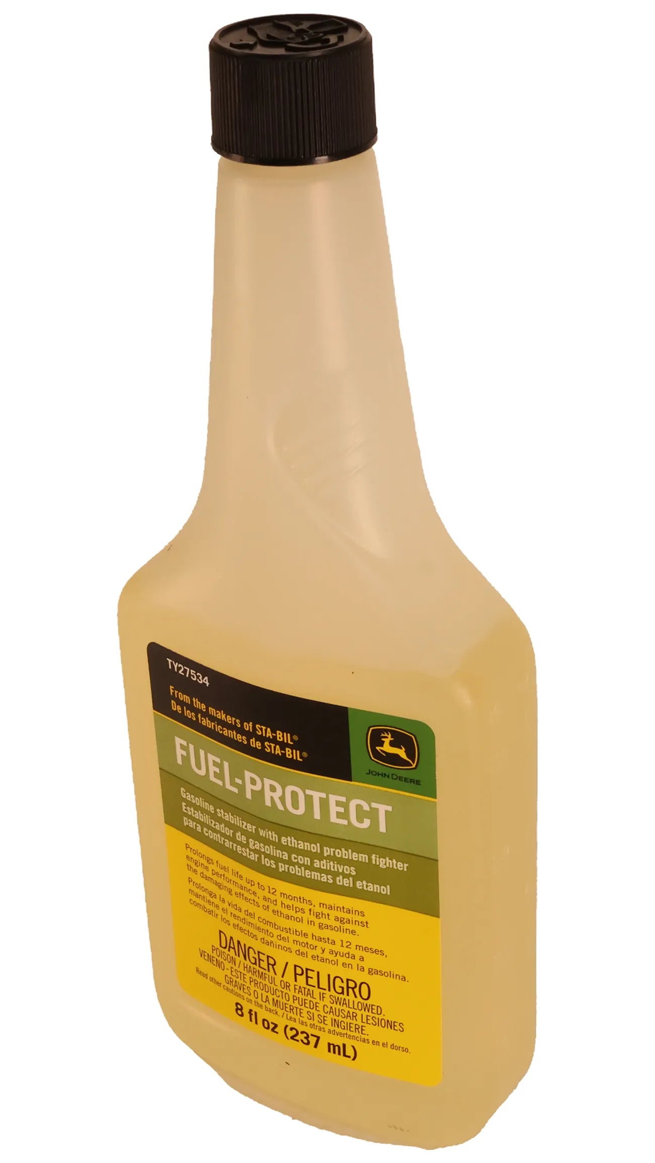 John Deere Original Equipment Gasoline Stabilizer, Fuel Protect, 237 ml (8 Fluid Oz) - TY27534