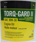 John Deere Original Equipment 5 Gallon Engine Oil Torq-Gard™ II, SAE 10W-30 - TY27956
