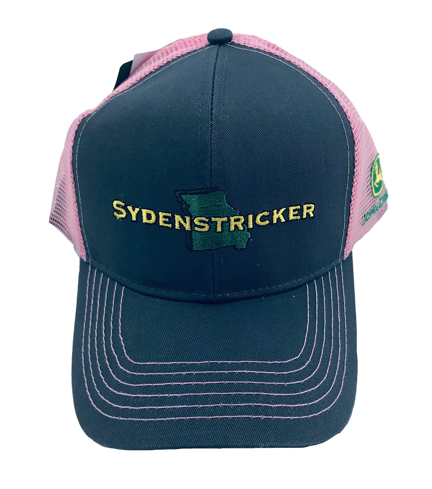 John Deere"Sydenstricker" Gray and Pink Hat/Cap - LP70150