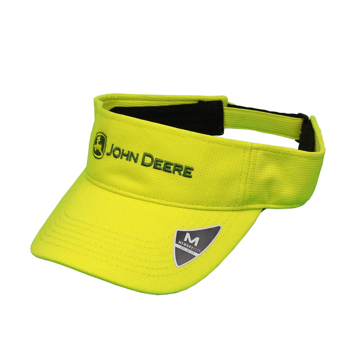 John Deere Memory Fit Cap-Hi Vis Green-Os