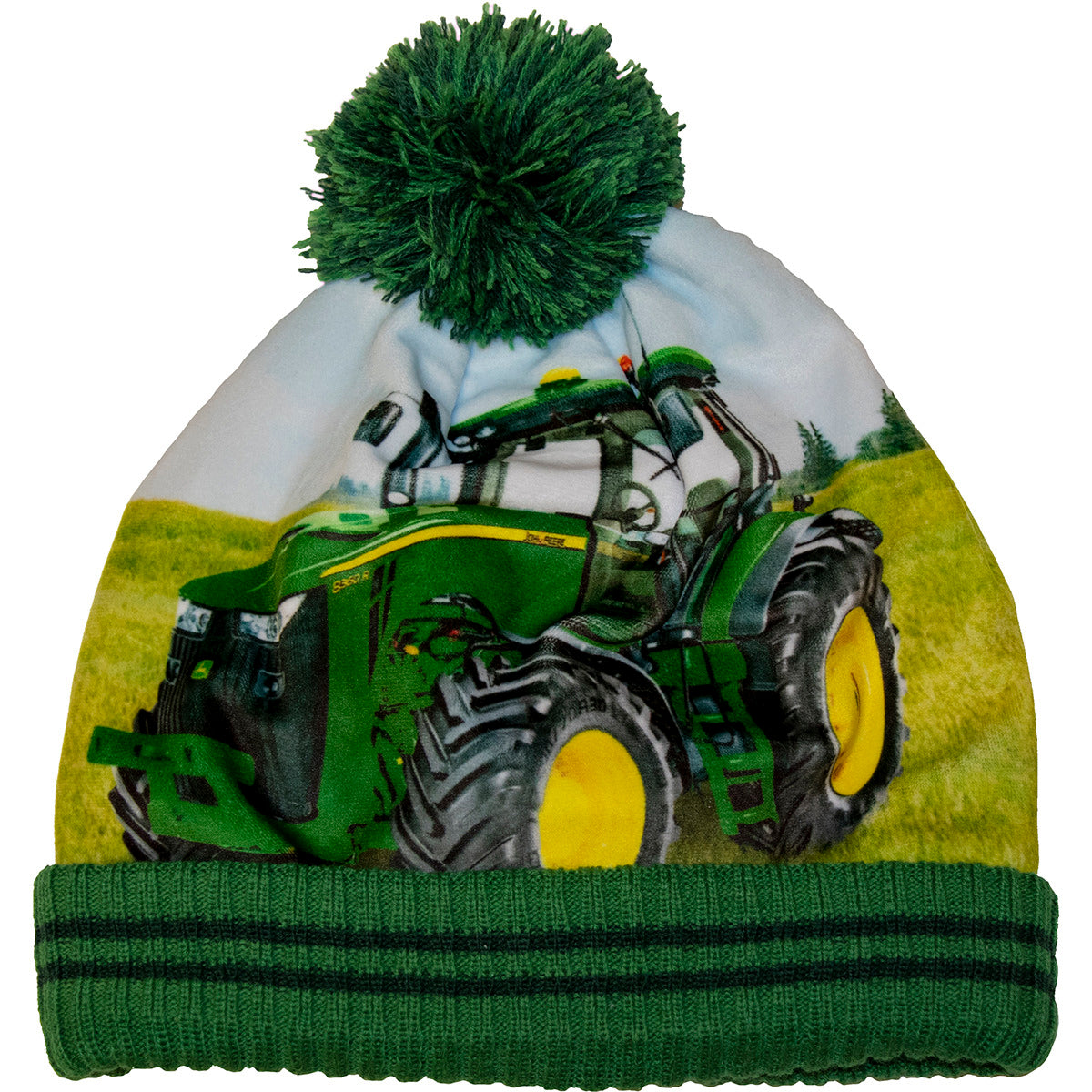 John Deere Toddler Tractor Beanie Stocking Cap (Green) - LP70708