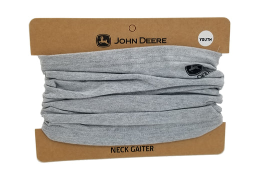 John Deere Youth Gray Neck Gaiter/Face Mask - LP76926