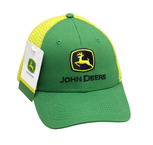 John Deere Green/Yellow Mesh Back Hat/Cap - LP85795