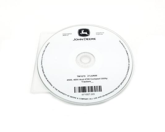 John Deere 4500/4600/4700 Compact Utility Tractor Technical Manual CD - TM1679CD