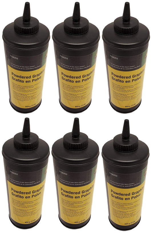 John Deere Original Equipment Powdered Graphite (Set of 6) - TY26253,6