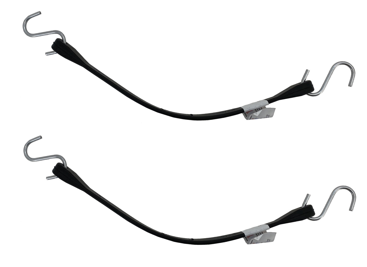 SMA 15" EPDM Rubber Tarp Strap W/ Hooks-USA 2 Pack - 863-TS15,2