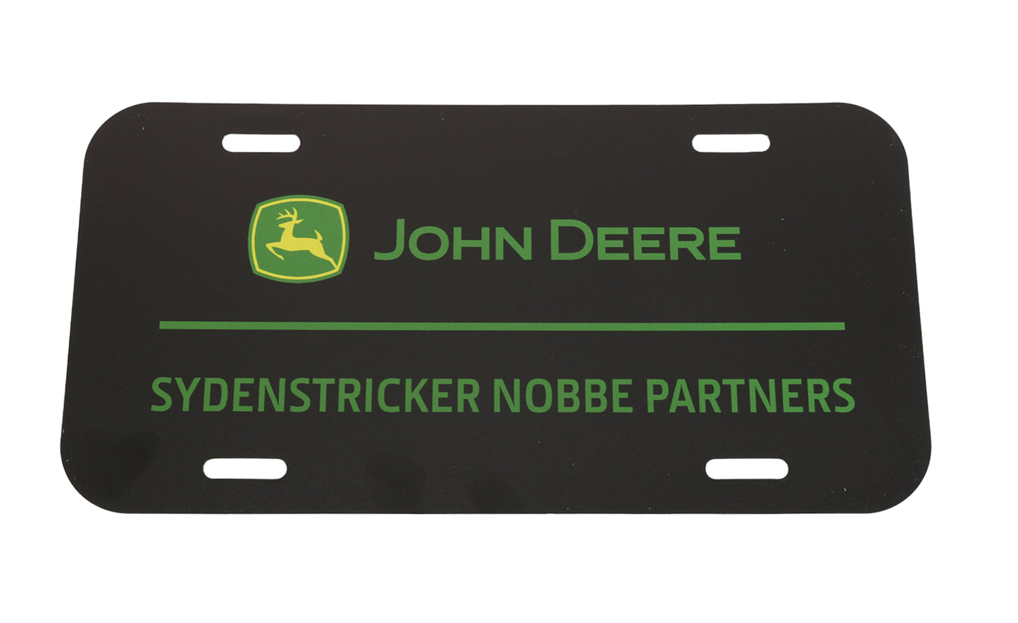 John Deere "Sydenstricker Nobbe Partners" License Plate - LP85908