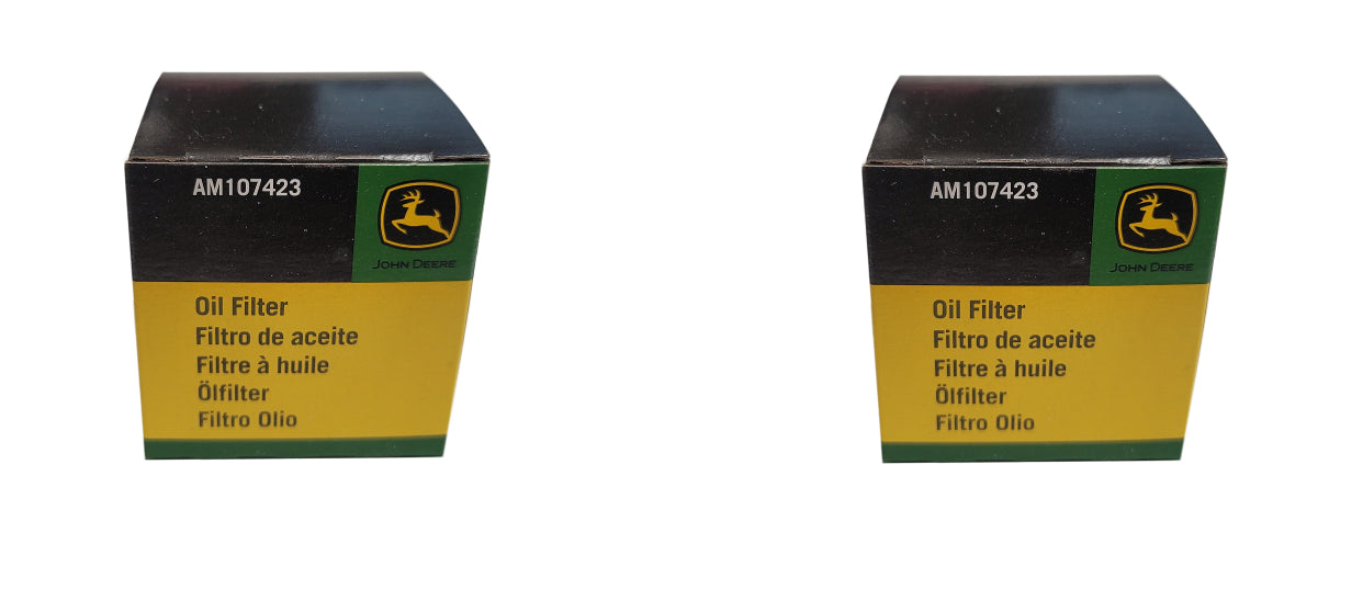 John Deere Original Equipment Oil Filter #AM107423 (2-Pack)