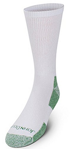 Men's John Deere 4 Pack Socks (White) - LP68847